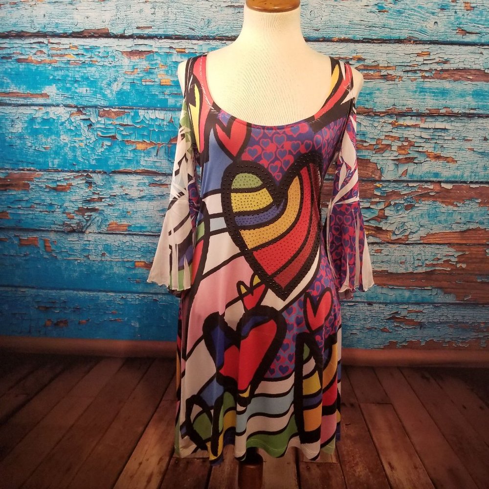 Retro Apparel USA  Multi color with Heart Dress